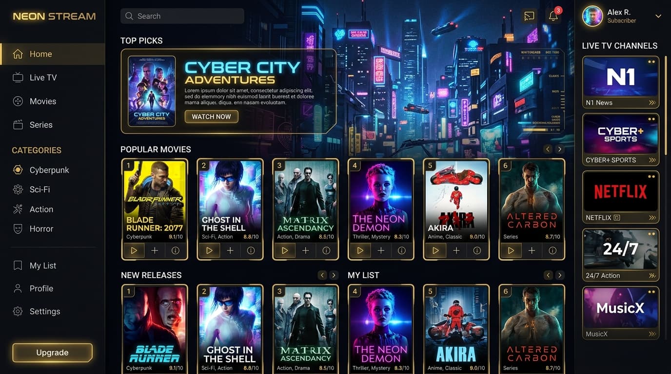 BoxStream Cyber — Média privé haute performance